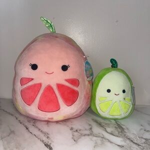 Squishmallow Fruit Bundle Kaldette & Leeland